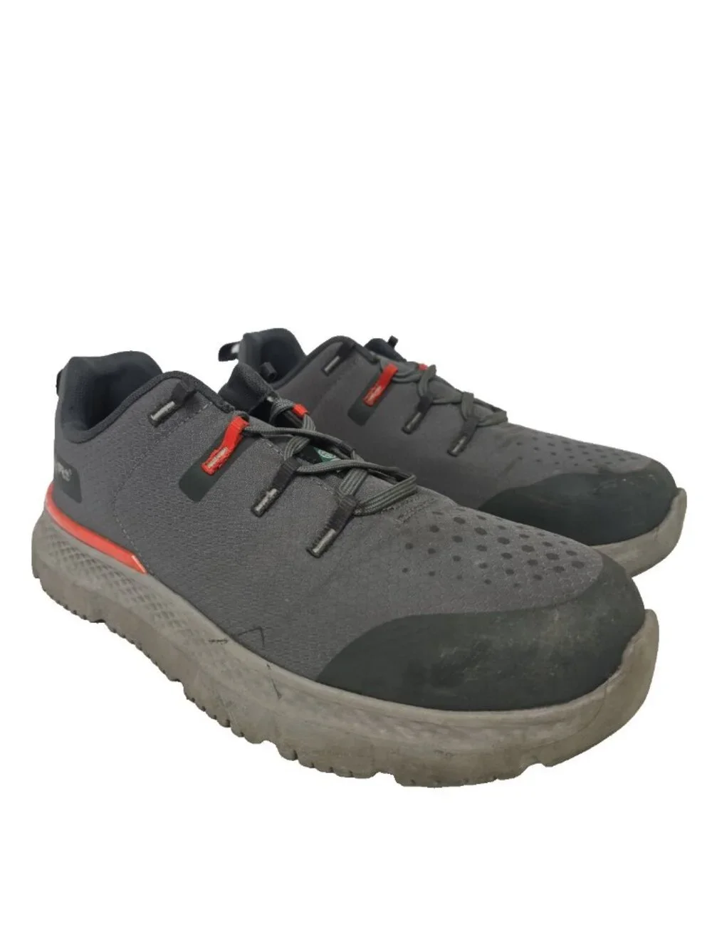 Timberland PRO Men's Low-Cut Intercept Steel Toe Work Shoes Gray Size 10W